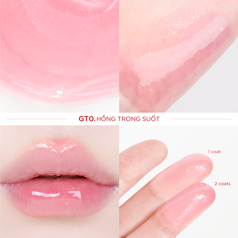 Son Bóng Pha Lê Căng Mọng, Bền Màu Merzy Bisous Glowy Gel Tint 4g - Ảnh 5