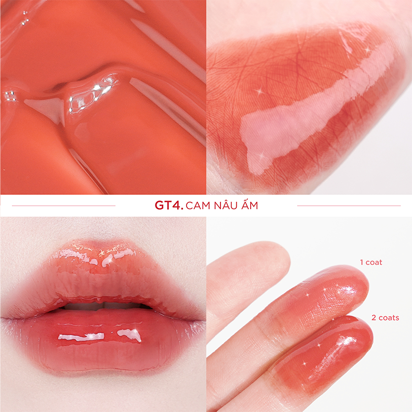 Son Bóng Pha Lê Căng Mọng, Bền Màu Merzy Bisous Glowy Gel Tint 4g - Ảnh 8