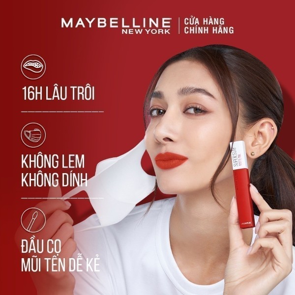 Thông tin sản phẩm son kem Maybelline New York Super Stay Matte Ink City Edition Lipstick 5ml