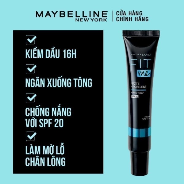 Ưu điểm nổi bật của Fit Me Primer Matte+Poreless SPF 20
