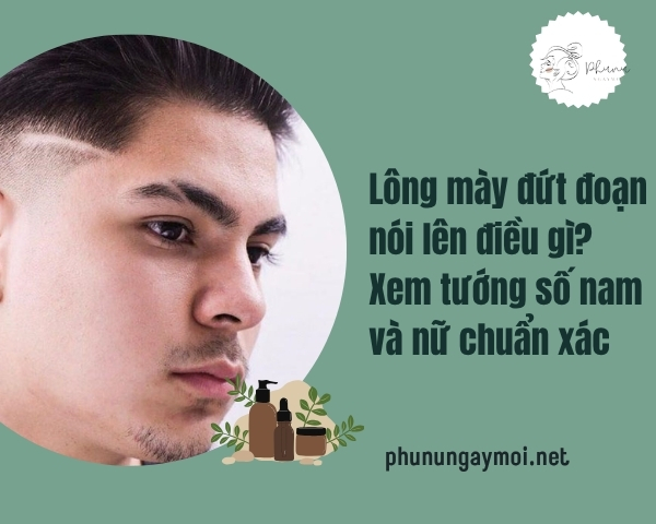 Lông mày đứt đoạn