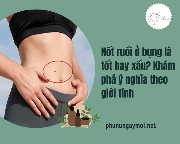 Nốt ruồi ở bụng