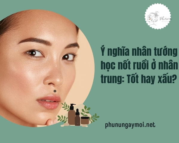 nốt ruồi ở nhân trung