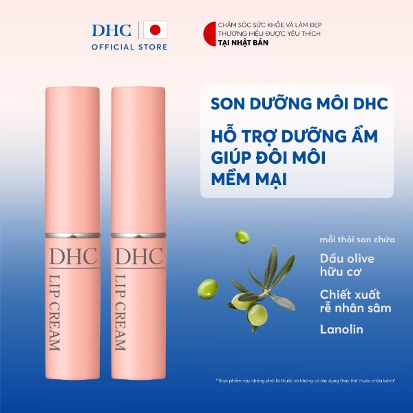 Thành phần son dưỡng môi DHC Lip Cream
