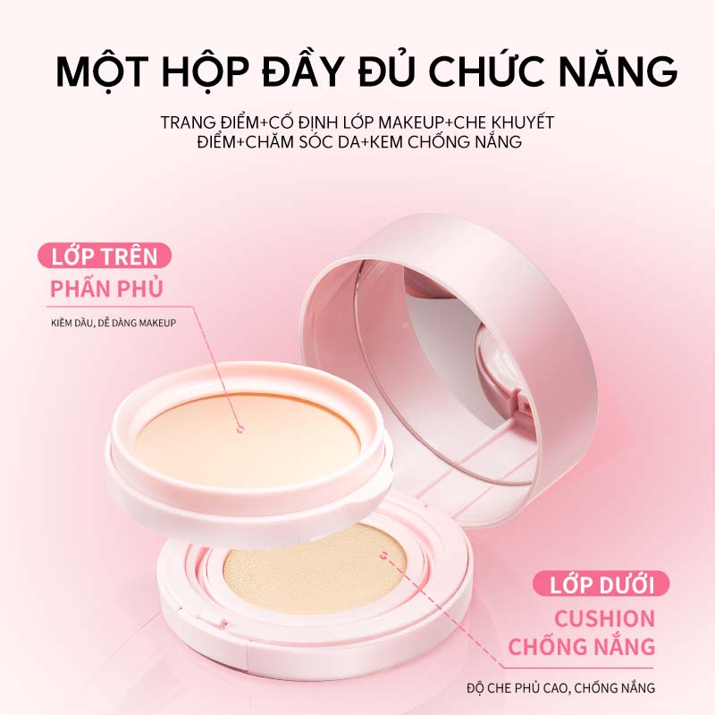 Vì sao nên chọn Cushion chống nắng dưỡng ẩm 2in1 HEXZE?