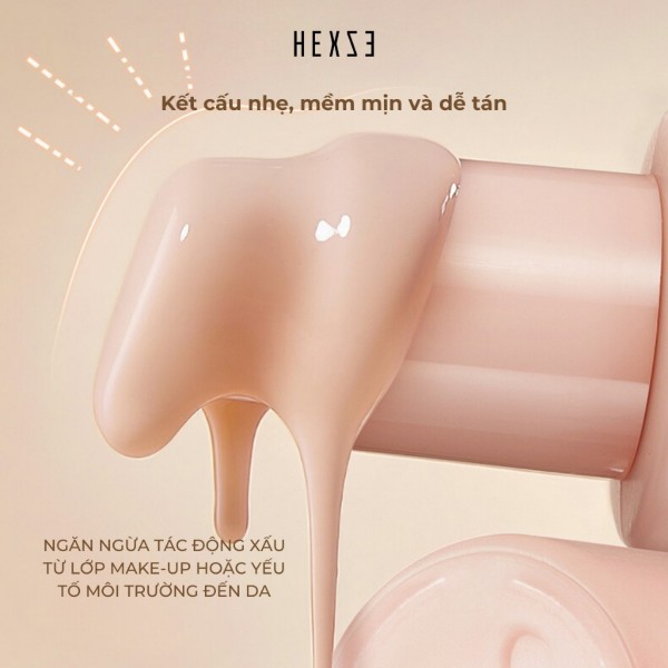Thành phần nổi bật của kem lót makeup 2 in 1 HEXZE 30g