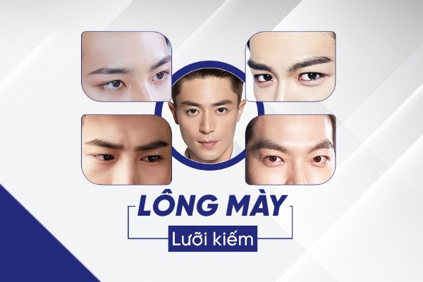 Lông mày lưỡi kiếm toát lên khí chất mạnh mẽ, quyền lực