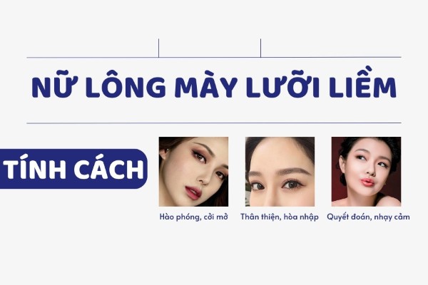 Phụ nữ sở hữu lông mày bán nguyệt có tính cách mạnh mẽ và quyết đoán