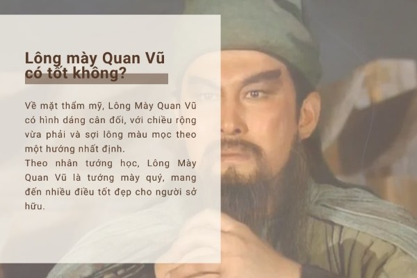Lông mày Quan Vũ có tốt không?