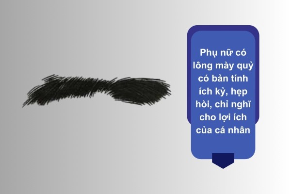 Phụ nữ có tướng mày quỷ thường hẹp hòi và ích kỷ trong cuộc sống