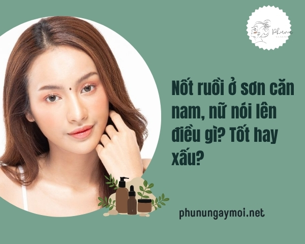 Nốt ruồi ở sơn căn
