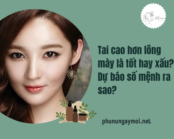 tai cao hơn lông mày