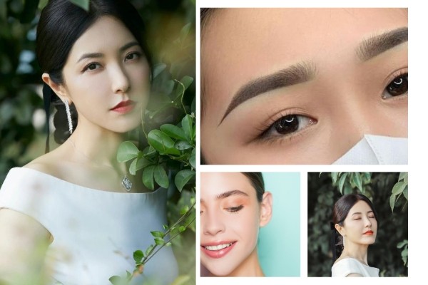 Chân mày hình dấu ^ – Chân mày chữ V ngược