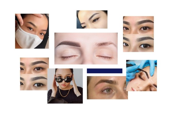 Dáng mày hợp với mặt tròn là những kiểu dáng nào?