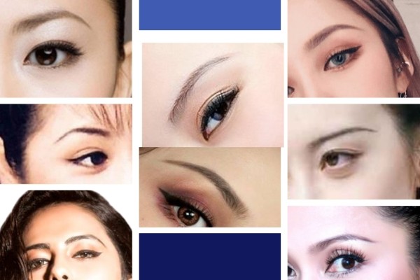 Mặt tròn hợp với kiểu lông mày nào? Mày lá liễu hay chân mày ngang?