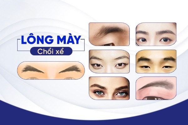 Tướng lông mày chổi xể được xem là dáng mày khá xấu, thường không được đánh giá cao