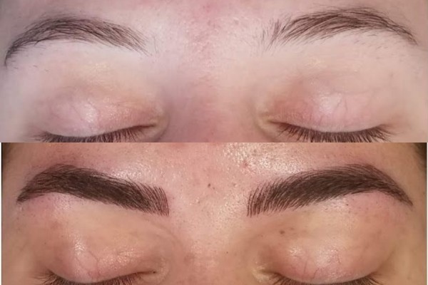 Phun xăm để cải thiện dáng lông mày La Hán cho phù hợp với gương mặt