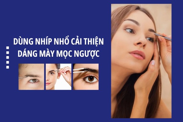 Sử dụng nhíp để nhổ lông mày là một phương pháp phổ biến mà nhiều người áp dụng để làm đẹp dáng chân mày Sử dụng nhíp để nhổ lông mày là một phương pháp phổ biến mà nhiều người áp dụng để làm đẹp dáng chân mày