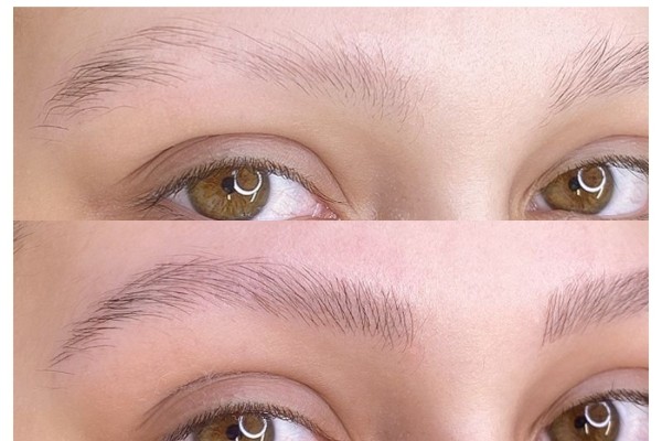 Sơ tán mi là kiểu chân mày mọc rời rạc, sợi lông mày mỏng và nhạt màu