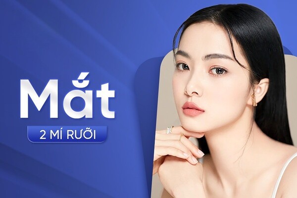 Mắt 2 mí rưỡi trông như thế nào? Cách làm đẹp cho mắt 2 mí rưỡi