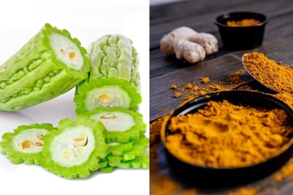 Dưỡng da mịn màng với mặt nạ khổ qua, tinh bột nghệ và lá sầu đâu