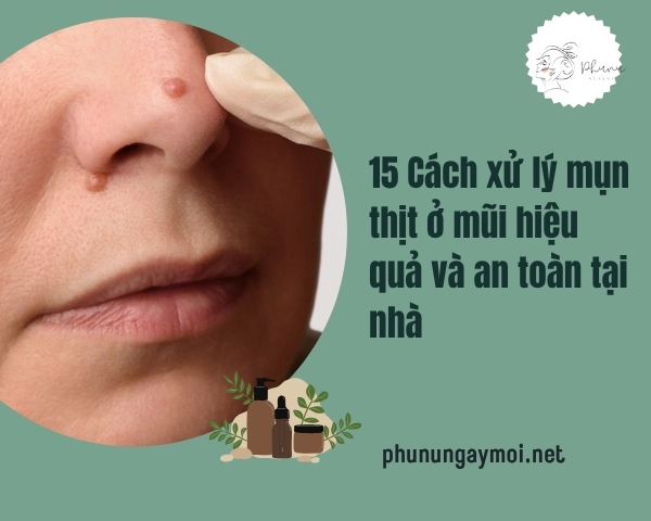 mụn thịt ở mũi