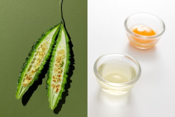 Điều trị tàn nhang bằng mướp đắng và lòng trắng trứng