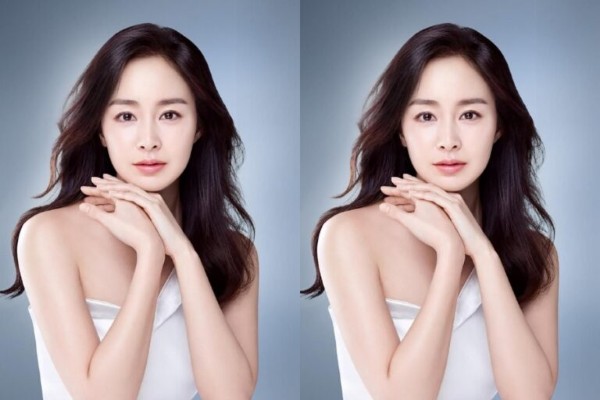 Mặt trái xoan thích hợp với dáng mày ngang Hàn Quốc