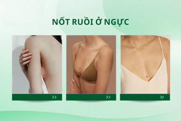 Nốt ruồi son ở ngực – Nữ quyến rũ, nam đào hoa Nốt ruồi son ở ngực – Nữ quyến rũ, nam đào hoa