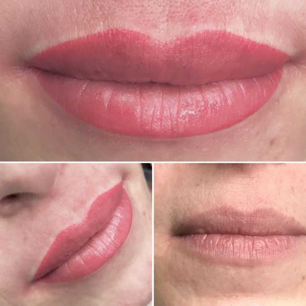 Môi không lên màu sau khi bong