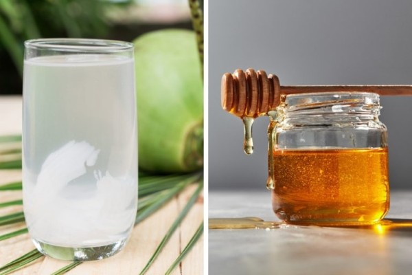 Công thức rửa mặt bằng nước dừa, chanh, mật ong Công thức rửa mặt bằng nước dừa, chanh, mật ong