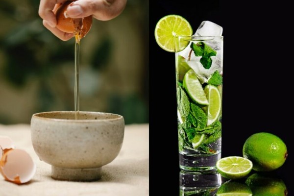 Cải thiện sẹo trắng với lòng trắng trứng và nước chanh