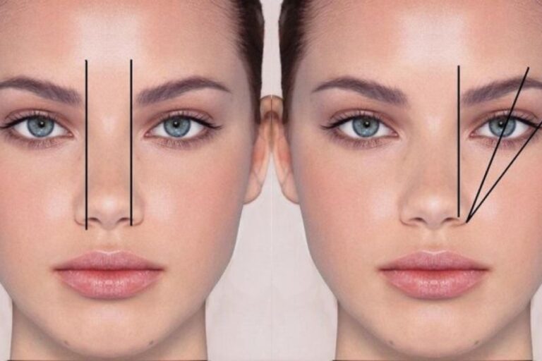 Hai đầu lông mày thêu sợi nên có khoảng cách vừa phải, không quá gần hoặc quá xa