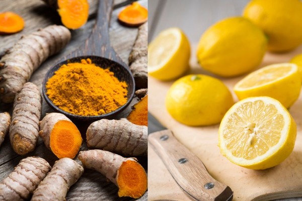 Kết hợp chanh với nghệ giúp chống oxy hóa và các tác nhân có hại cho làn da từ môi trường