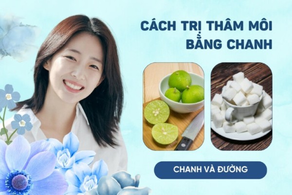 Kết hợp giữa chanh và đường mang lại một cách tự nhiên và hiệu quả để tẩy da chết và trị môi thâm