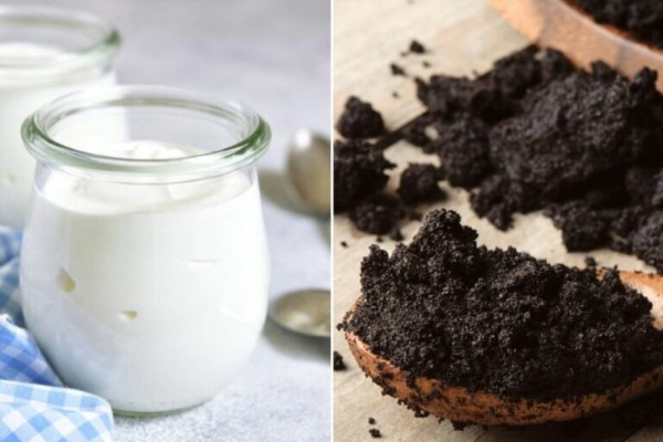 Cách tắm trắng bằng bột cafe và sữa chua giúp da mịn màng