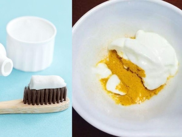 Tẩy lông nách bằng kem đánh răng, bột nghệ và sữa chua