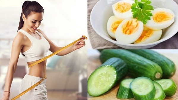 Gợi ý thực đơn giảm cân bằng dưa chuột nhanh
