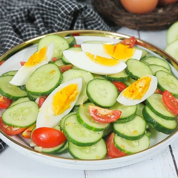 Dưa chuột và trứng gà – Món ăn đốt mỡ, tăng cơ