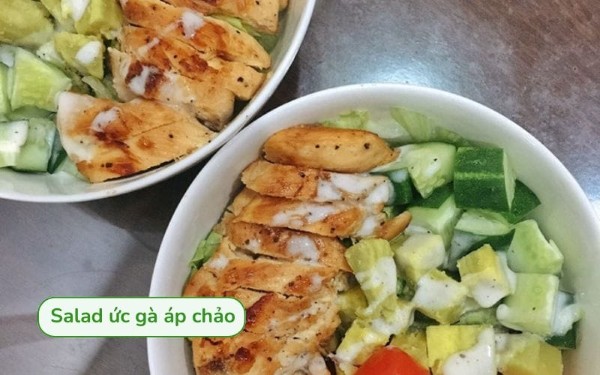 Giảm cân bằng dưa chuột và ức gà