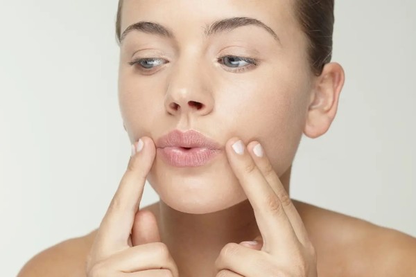 Bài tập này giúp tăng cường sự linh hoạt và sức mạnh của các cơ mặt xung quanh vùng má và miệng, giảm thiểu vết hằn trên khuôn mặt