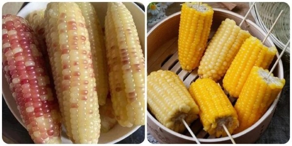 Bắp luộc cho buổi sáng