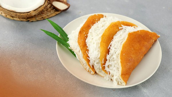 Bánh bò dừa thơm ngon béo bùi