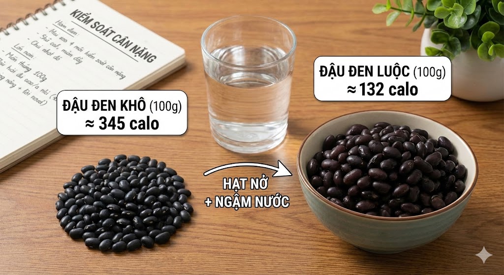 Đậu đen bao nhiêu calo? Câu trả lời nhanh cho phái đẹp