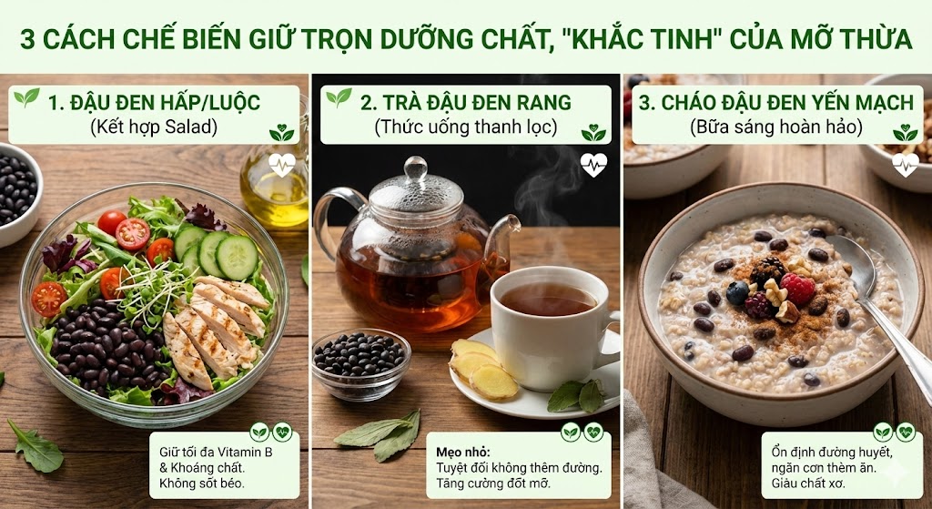 3 Cách chế biến giữ trọn dưỡng chất, "khắc tinh" của mỡ thừa