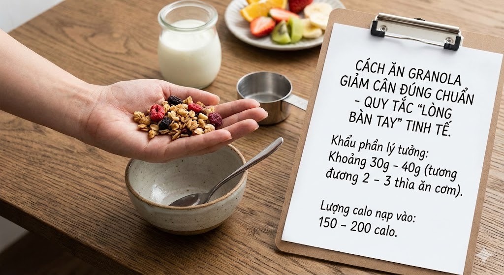 Kiểm soát khẩu phần – Quy tắc "Lòng bàn tay" tinh tế