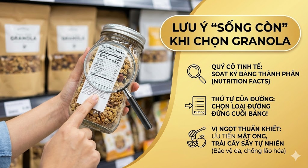 Trở thành quý cô tinh tế khi đọc bảng thành phần (Nutrition Facts)