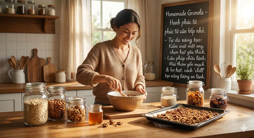 Homemade Granola – Hạnh phúc từ căn bếp nhỏ