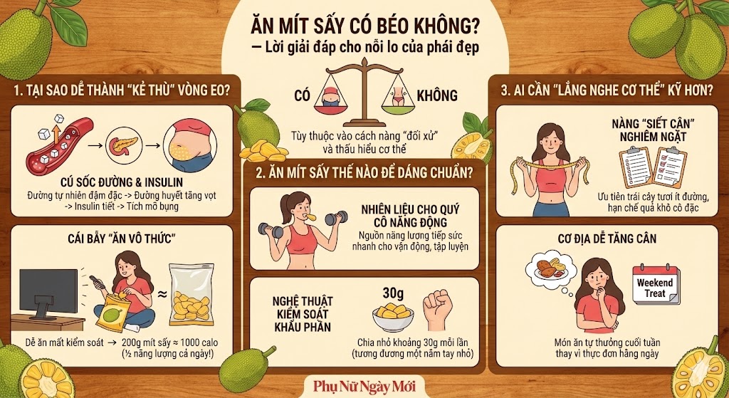 Ăn mít sấy có béo không? – Lời giải đáp cho nỗi lo của phái đẹp