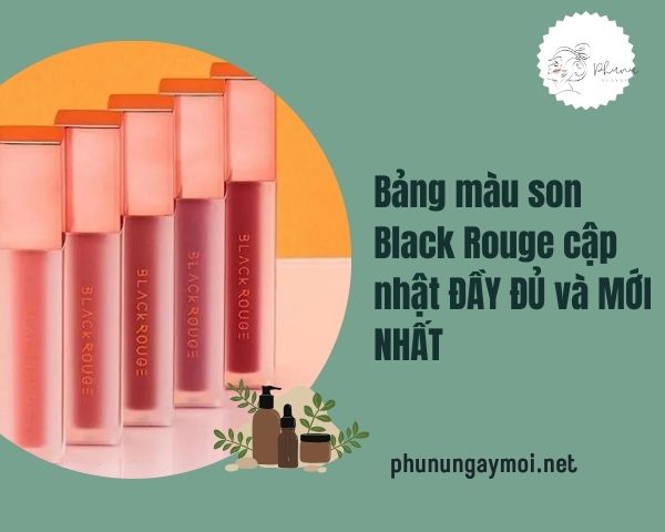 bảng màu son black rouge